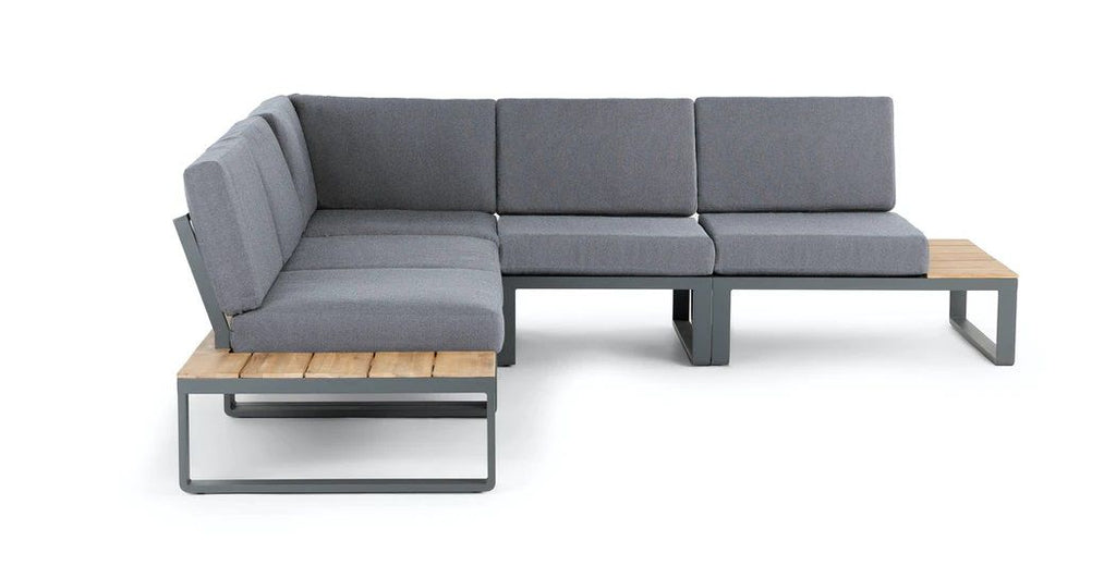 ALBUFEIRA MODULAR LOUNGE CORNER SET  -  ALU ANTHRACITE