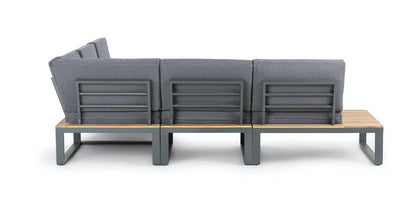 ALBUFEIRA MODULAR LOUNGE CORNER SET  -  ALU ANTHRACITE