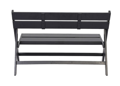 ARIZONA FOLDING BENCH 984 / WOOD ACACIA BLACK / FSC 100%