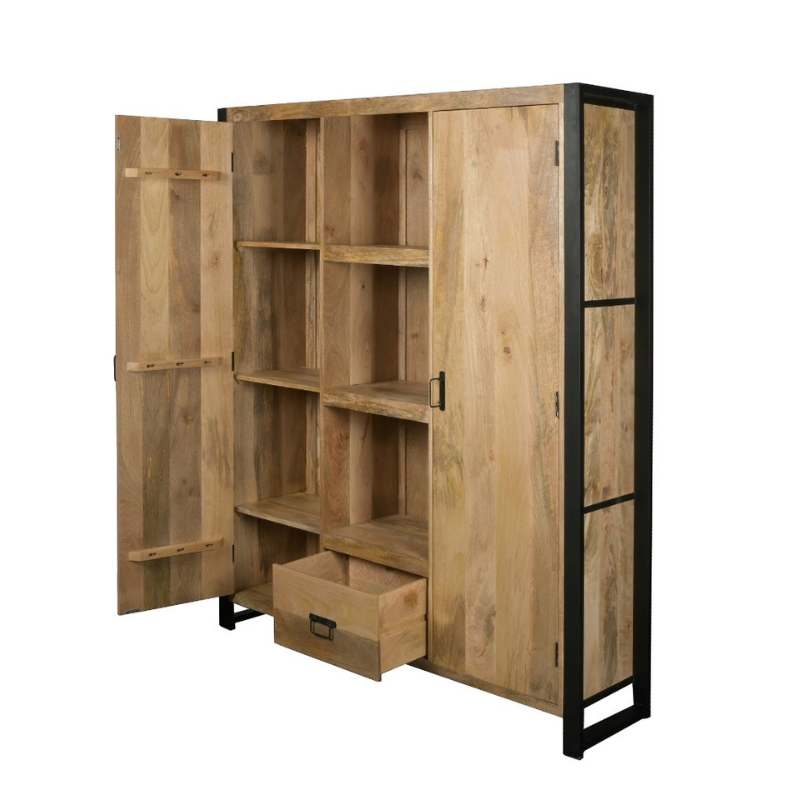 Bookcase Boaz | 2 doors 1 drawer