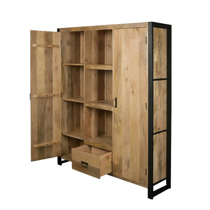 Bookcase Boaz | 2 doors 1 drawer