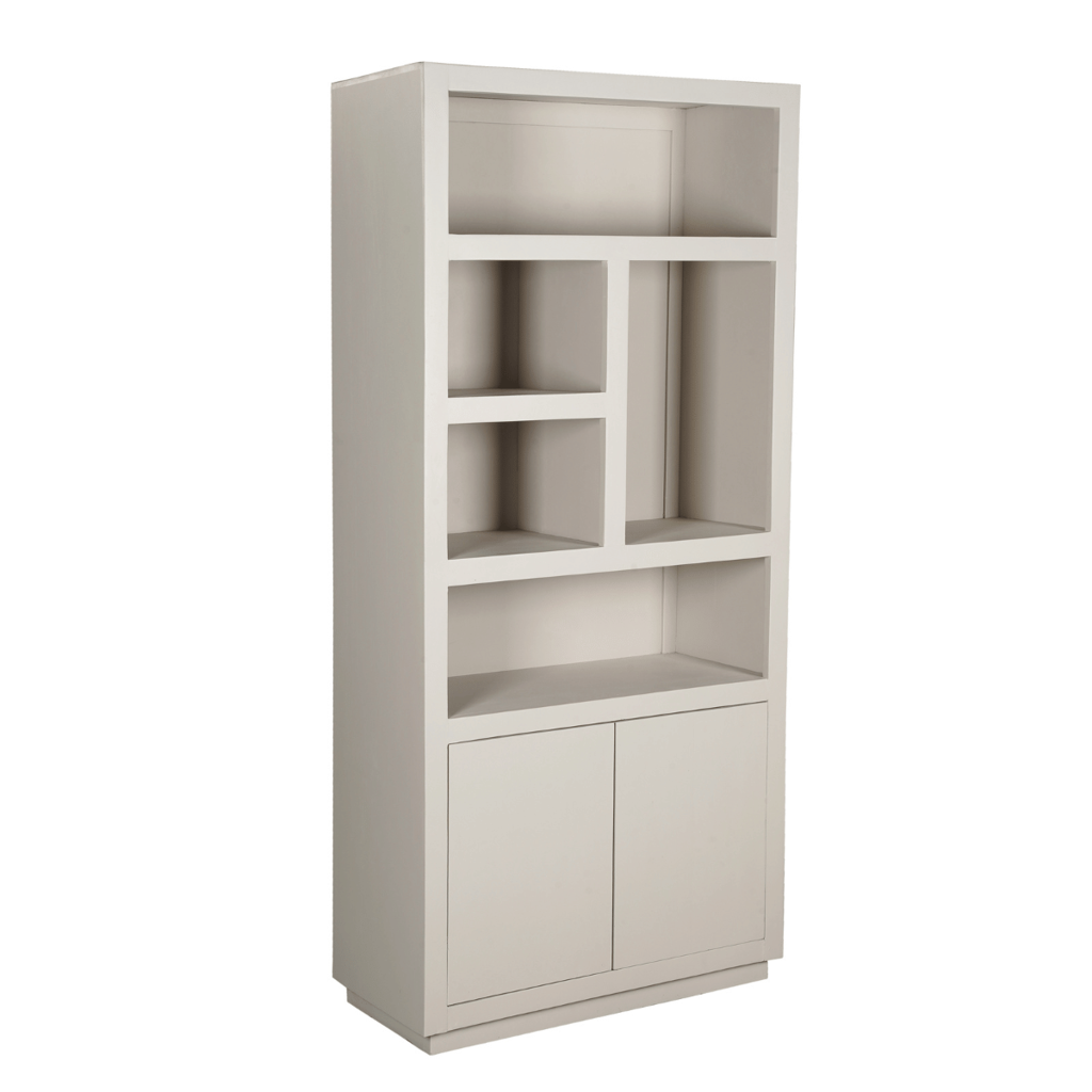 Bookcase Brussels | 5 compartments - 2 doors