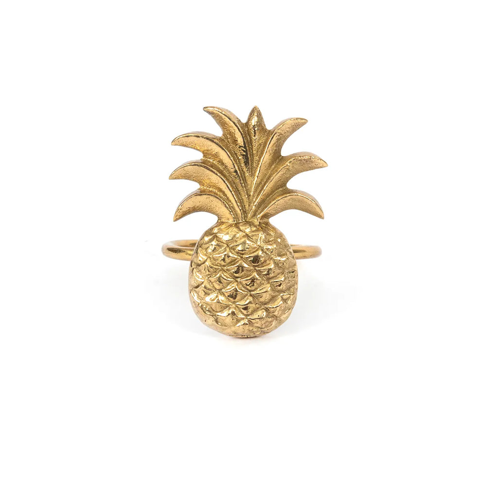 De Ananas Servetring - Goud Bazar Bizar