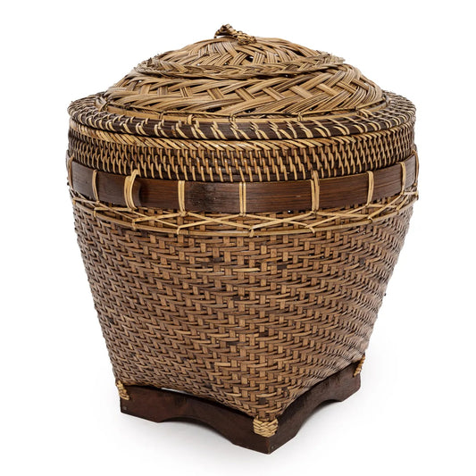 De Colonial Storage Mand - Naturel Bruin - L Bazar Bizar