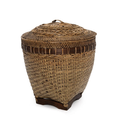 De Colonial Storage Mand - Naturel Bruin - M Bazar Bizar