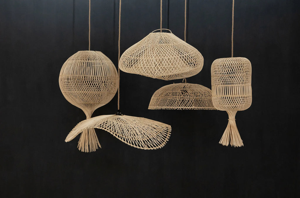 De Dumpling Hang- en Vloerlamp - Naturel - L Bazar Bizar