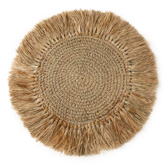 De Gehaakte Raffia Placemat - Naturel Bazar Bizar