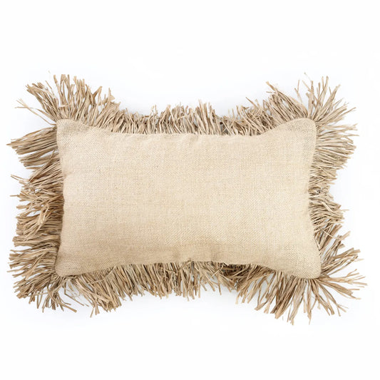 De Jute Bonita Kussenhoes - Naturel - 30x50 Bazar Bizar