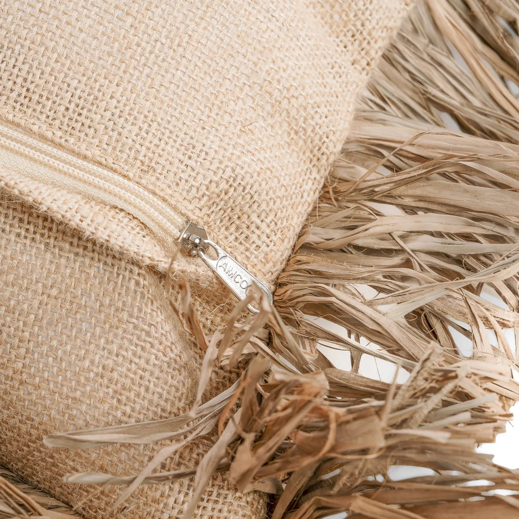 De Jute Bonita Kussenhoes - Naturel - 40x40 Bazar Bizar