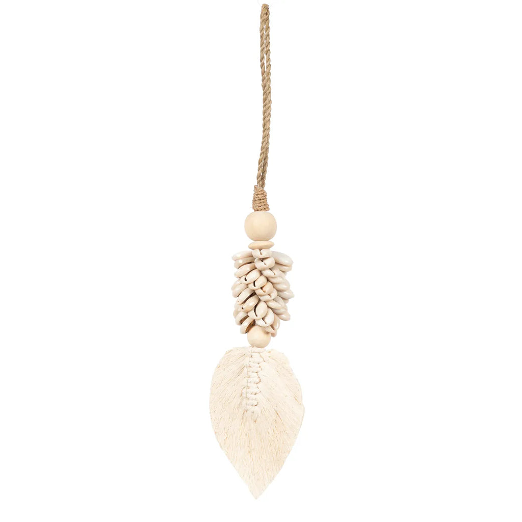 De Leaf & Shell Hangdecoratie - Naturel Bazar Bizar