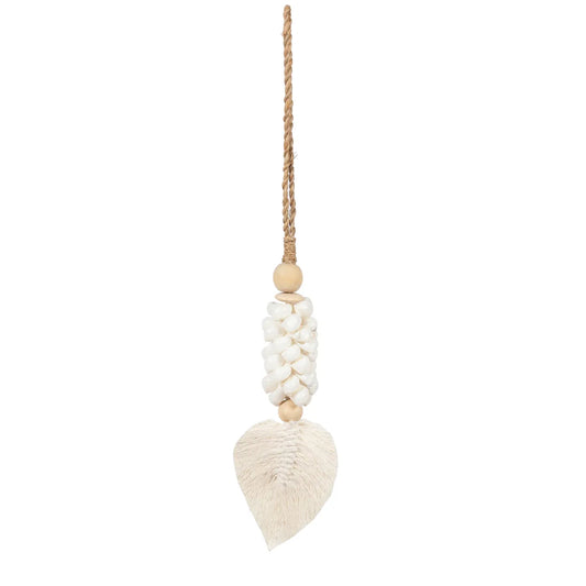 De Leaf & Shell Hangdecoratie - Wit Bazar Bizar