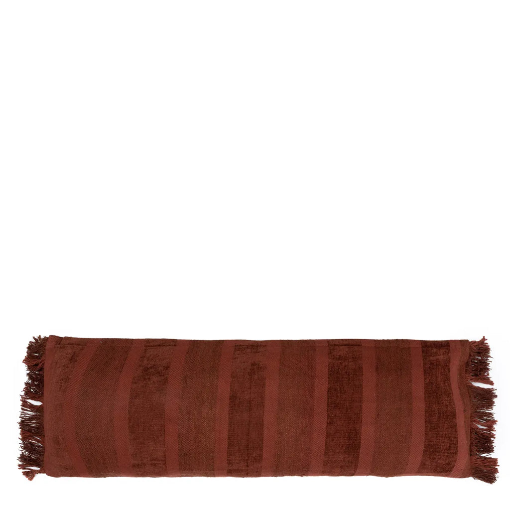 De Oh My Gee Kussenhoes - Bordeaux Velvet - 30x100 Bazar Bizar