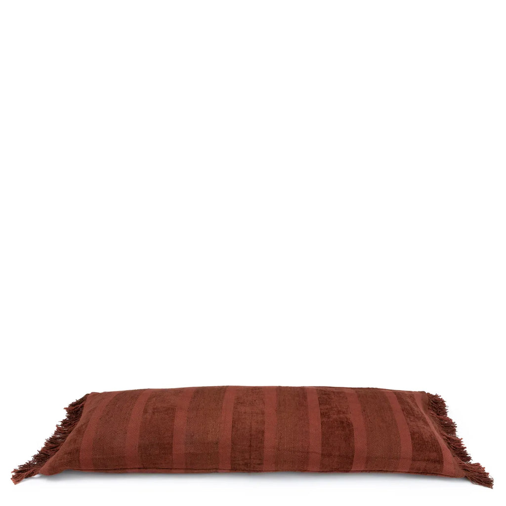 De Oh My Gee Kussenhoes - Bordeaux Velvet - 30x100 Bazar Bizar