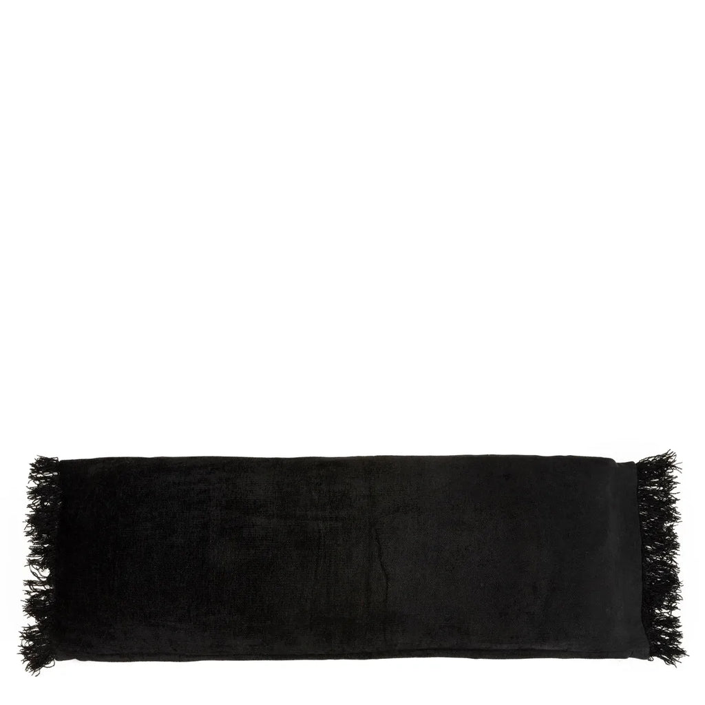 De Oh My Gee Kussenhoes - Zwart Velvet - 35x100 Bazar Bizar