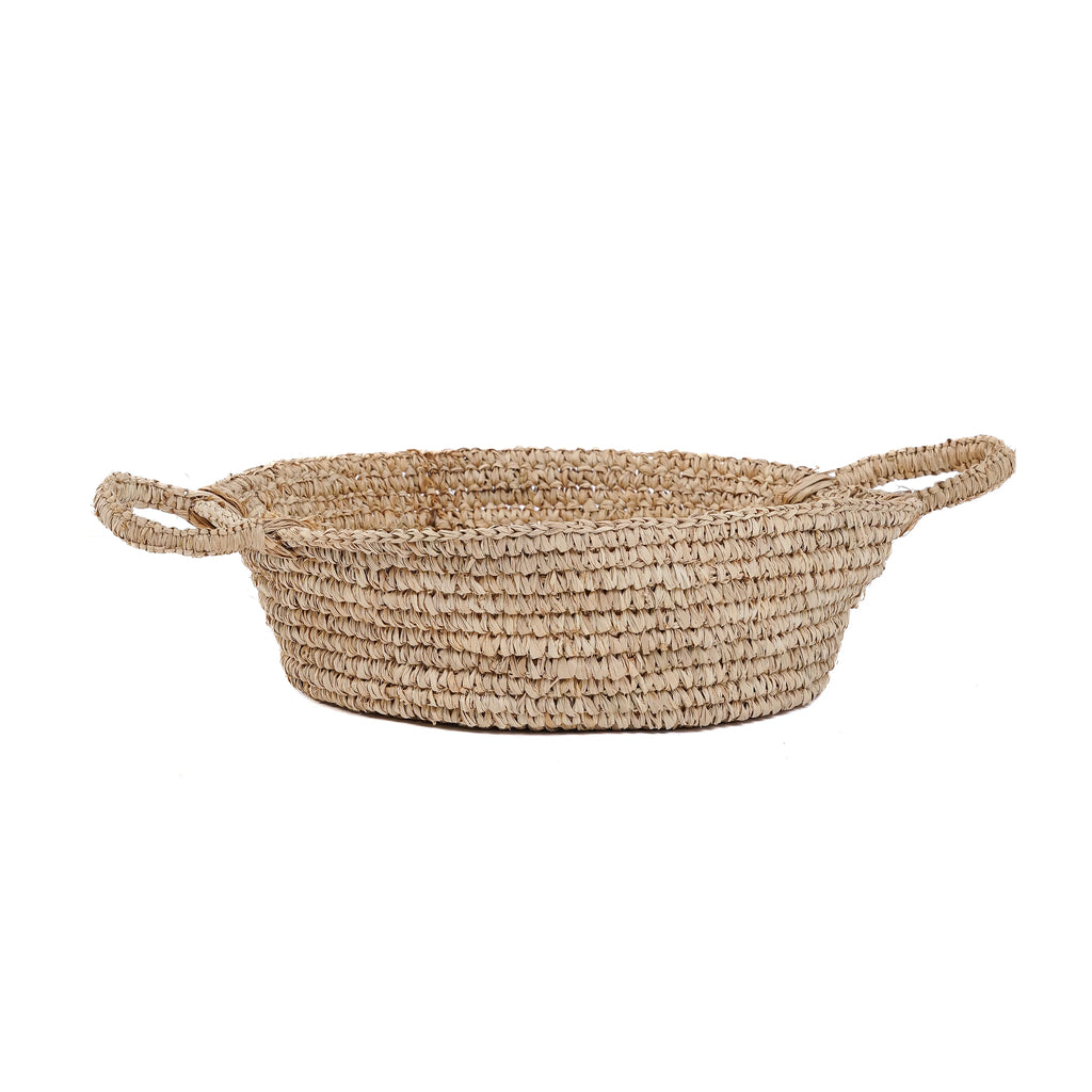 De Raffia Mand - Naturel - M Bazar Bizar