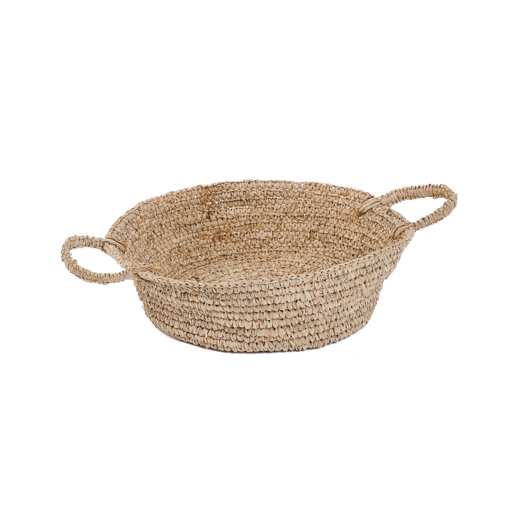 De Raffia Mand - Naturel - M Bazar Bizar