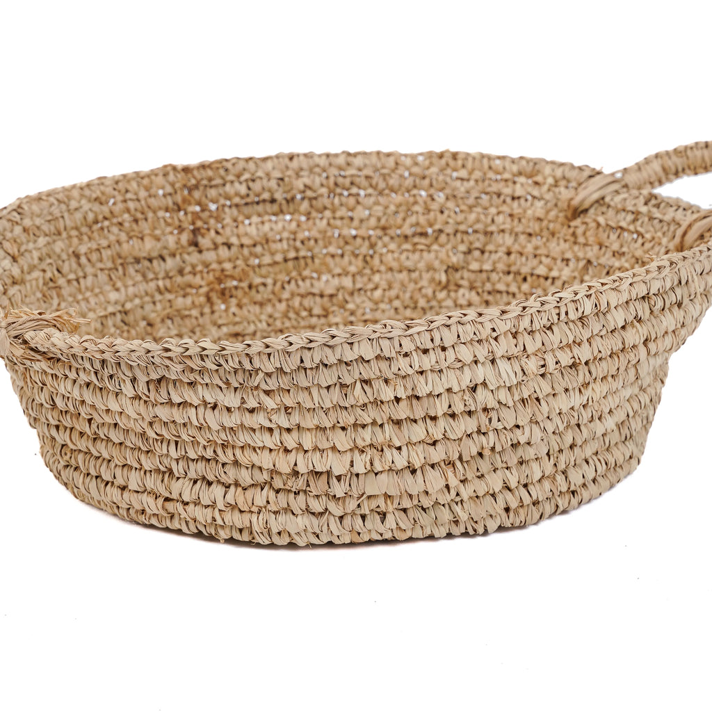 De Raffia Mand - Naturel - M Bazar Bizar