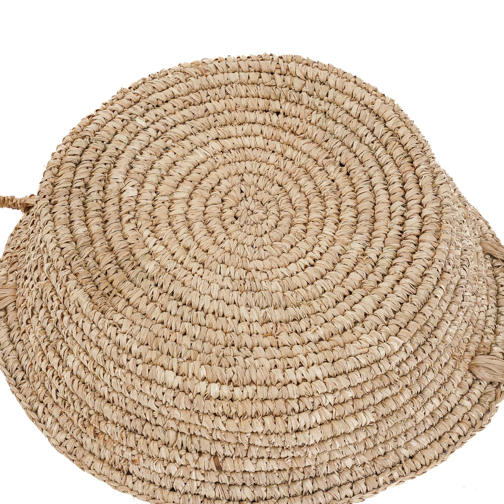 De Raffia Mand - Naturel - M Bazar Bizar