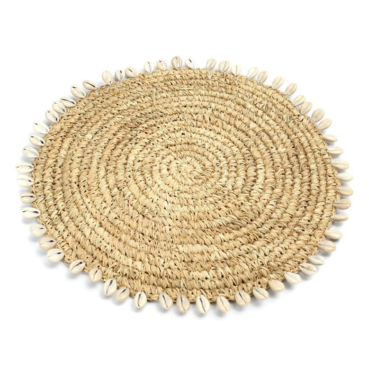 De Raffia Schelp Pannenonderzetter Bazar Bizar