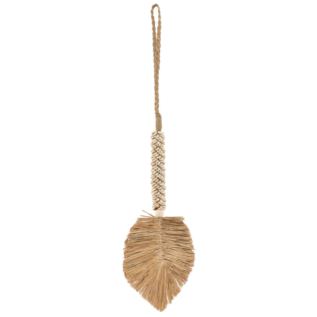 De Raffia & Schelpen Hangdecoratie - Crème Naturel Bazar Bizar