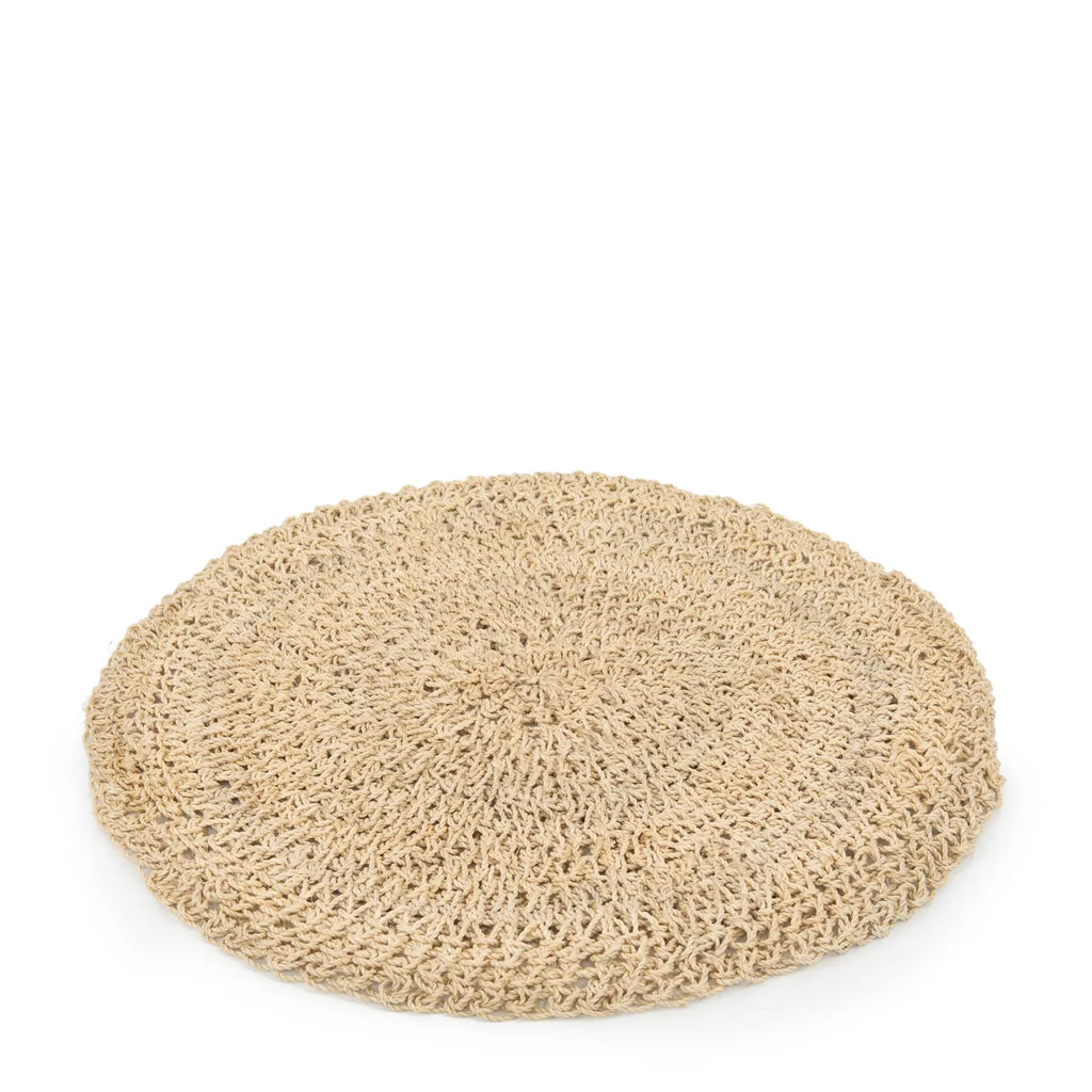 De Seagrass Placemat Rond - Naturel Bazar Bizar