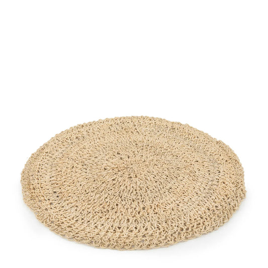 De Seagrass Placemat Rond - Naturel Bazar Bizar