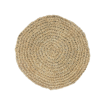 De Seagrass Placemat Rond - Naturel Bazar Bizar