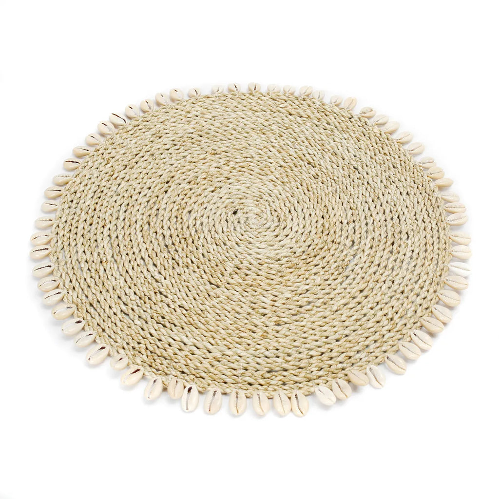 De Seagrass Shell Placemat - Naturel Bazar Bizar