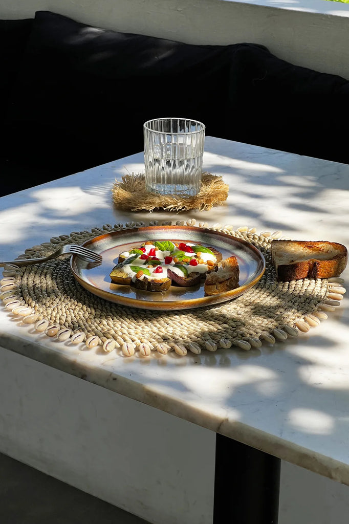 De Seagrass Shell Placemat - Naturel Bazar Bizar