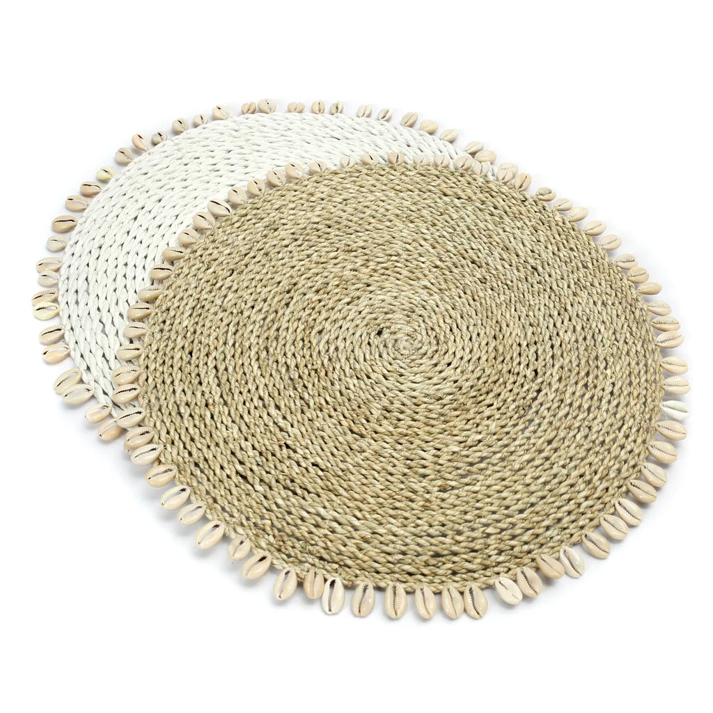 De Seagrass Shell Placemat - Naturel Bazar Bizar