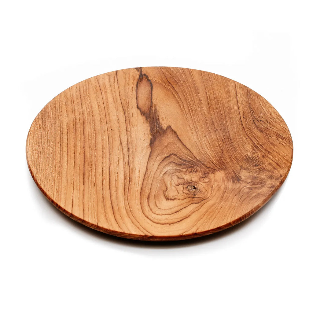 De Teak Root Rond Bord - L Bazar Bizar