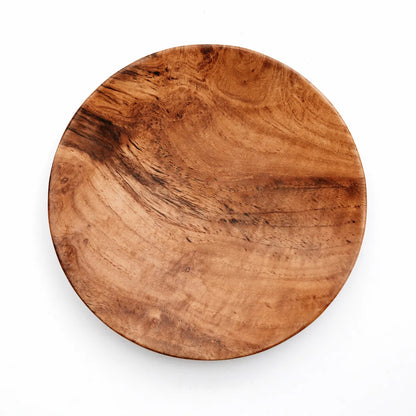 De Teak Root Rond Bord - L Bazar Bizar