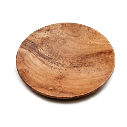 De Teak Root Rond Bord - M Bazar Bizar