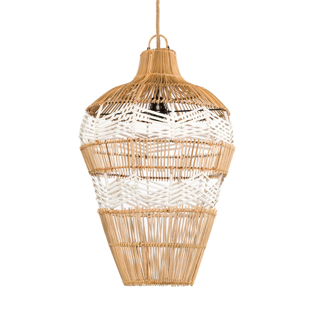 De Vase Hanglamp - Naturel Wit - M Bazar Bizar