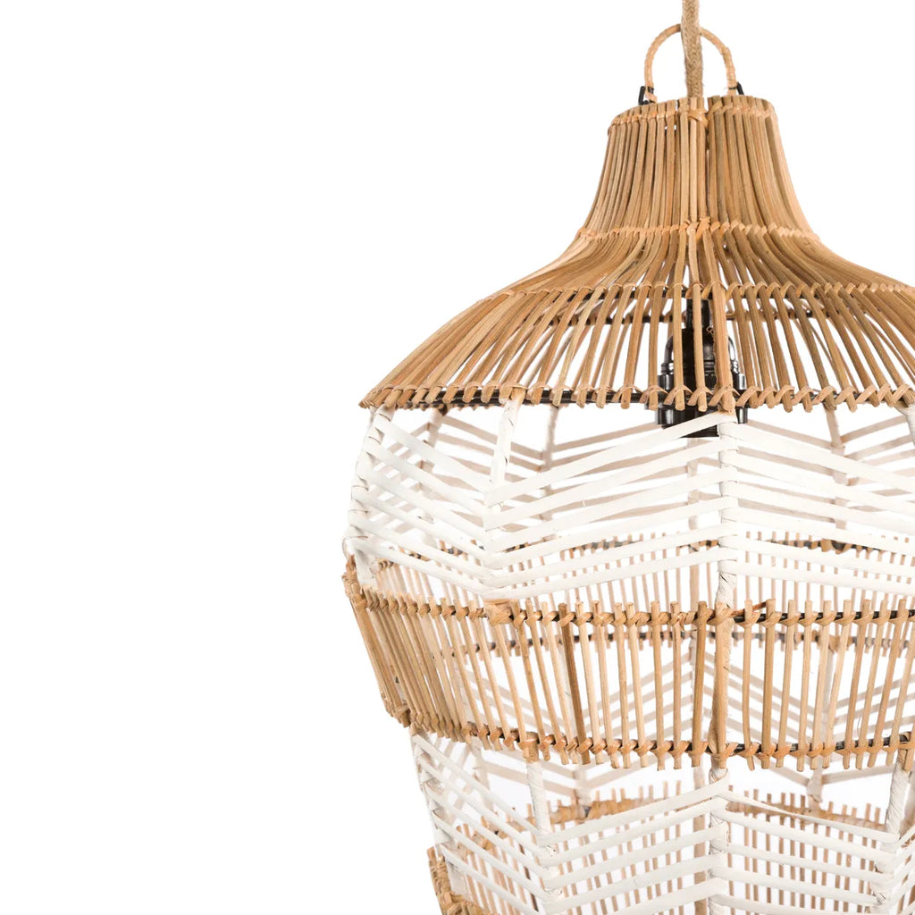 De Vase Hanglamp - Naturel Wit - M Bazar Bizar