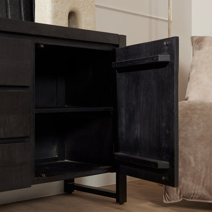 Sideboard Boaz Schwarz | 160 cm