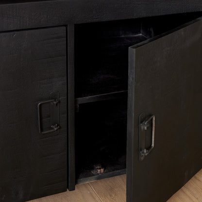 Sideboard Boaz Schwarz | 175 cm