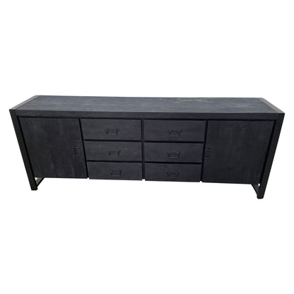 Sideboard Boaz Schwarz | 200 cm