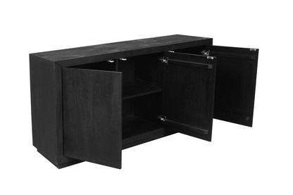 Dressoir Brussel Black 3 deurs | 150 cm