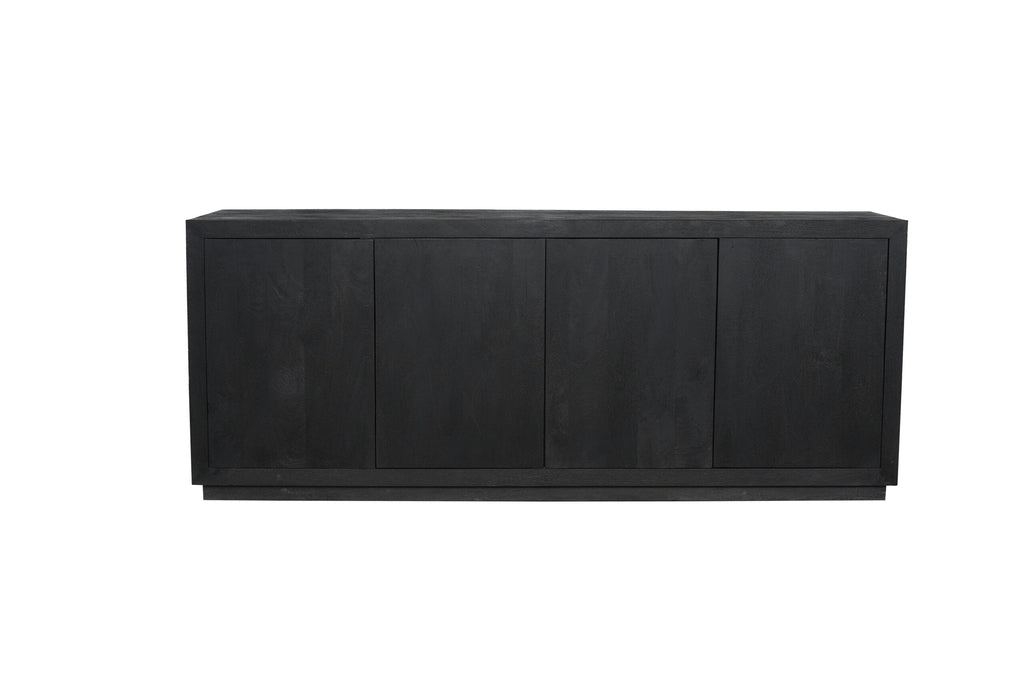 Dressoir Brussel Black 4 deurs | 200 cm