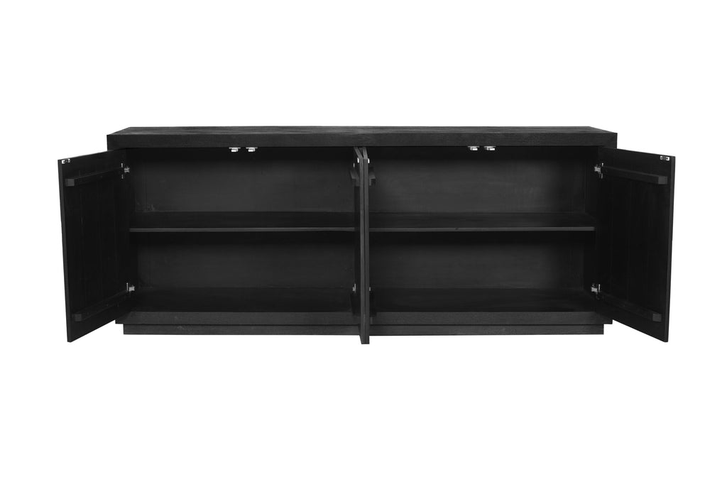 Sideboard Brussels Black 4 doors | 200 cm