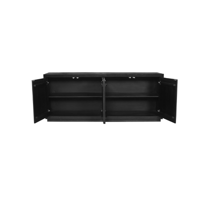 Sideboard Brussels Black 4 doors | 200 cm