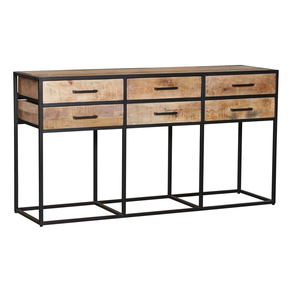 Dresser Denver 160 cm | Mango wood and metal