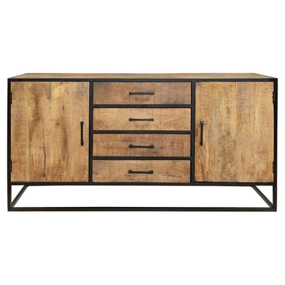 Dresser Denver | Mango wood and steel | 165 cm