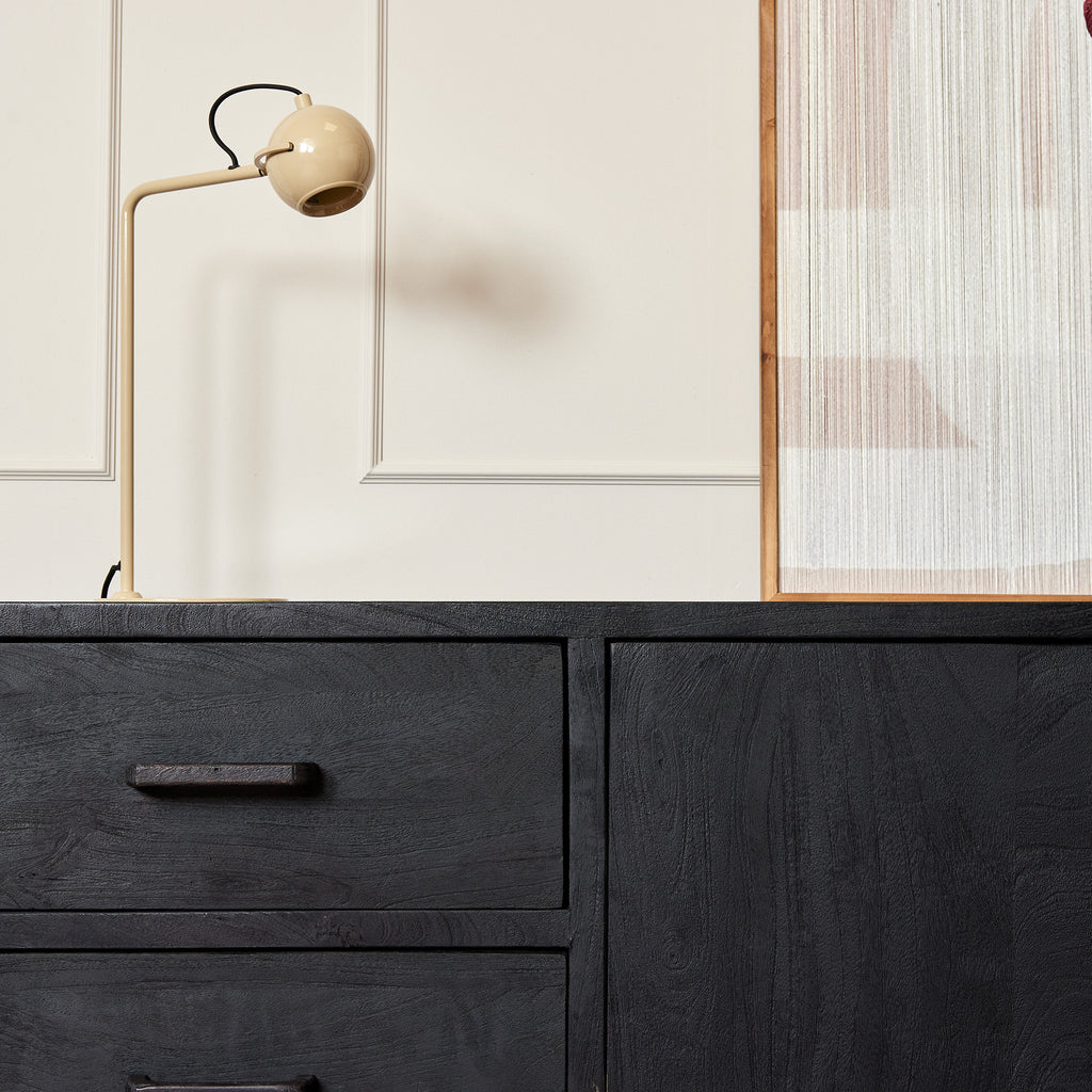 Sideboard Omaha Black | 180 cm