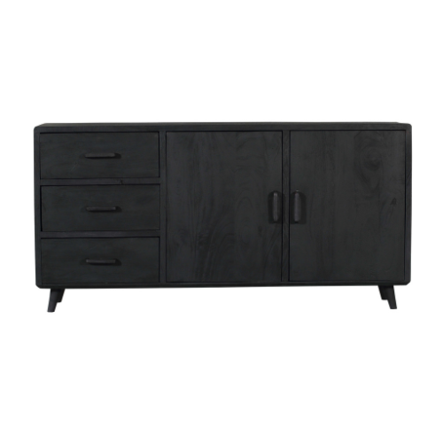 Sideboard Omaha Schwarz | 180 cm