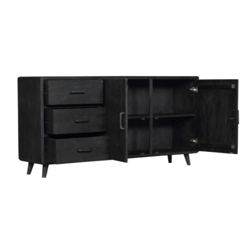 Sideboard Omaha Black | 180 cm