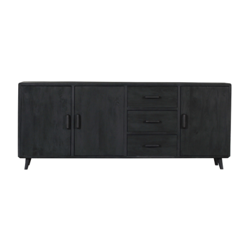 Sideboard Omaha Black | 220 cm