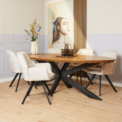 Dining room chair Nova | Champagne