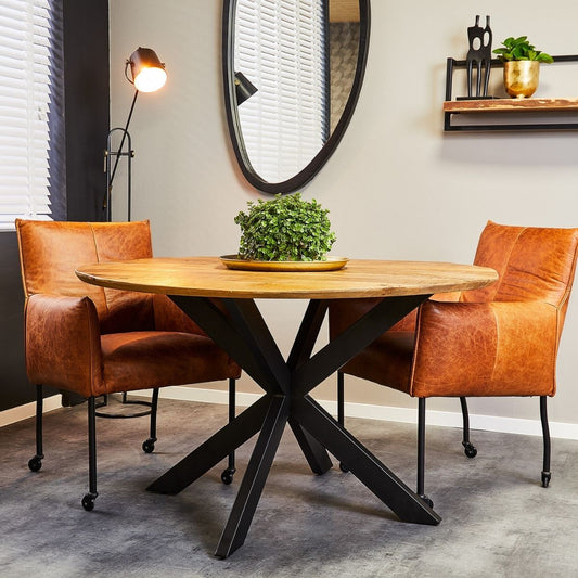 Eetkamertafel Arlington | Rond | 120 cm Bakker Living